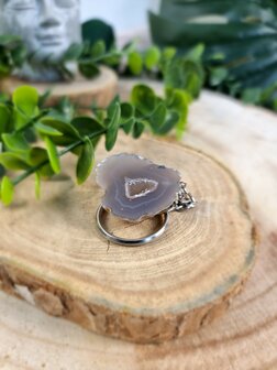 Sleutelhanger mini agaat geode