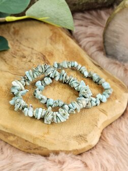 Larimar split bracelet