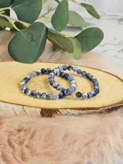  Sodalite ball bracelet 6 mm