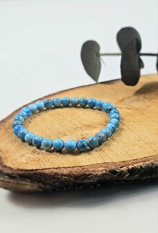 Apatite ball bracelet 6 mm