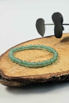 Green Aventurine ball bracelet 6 mm