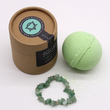 Gemstone bracelet bathbomb